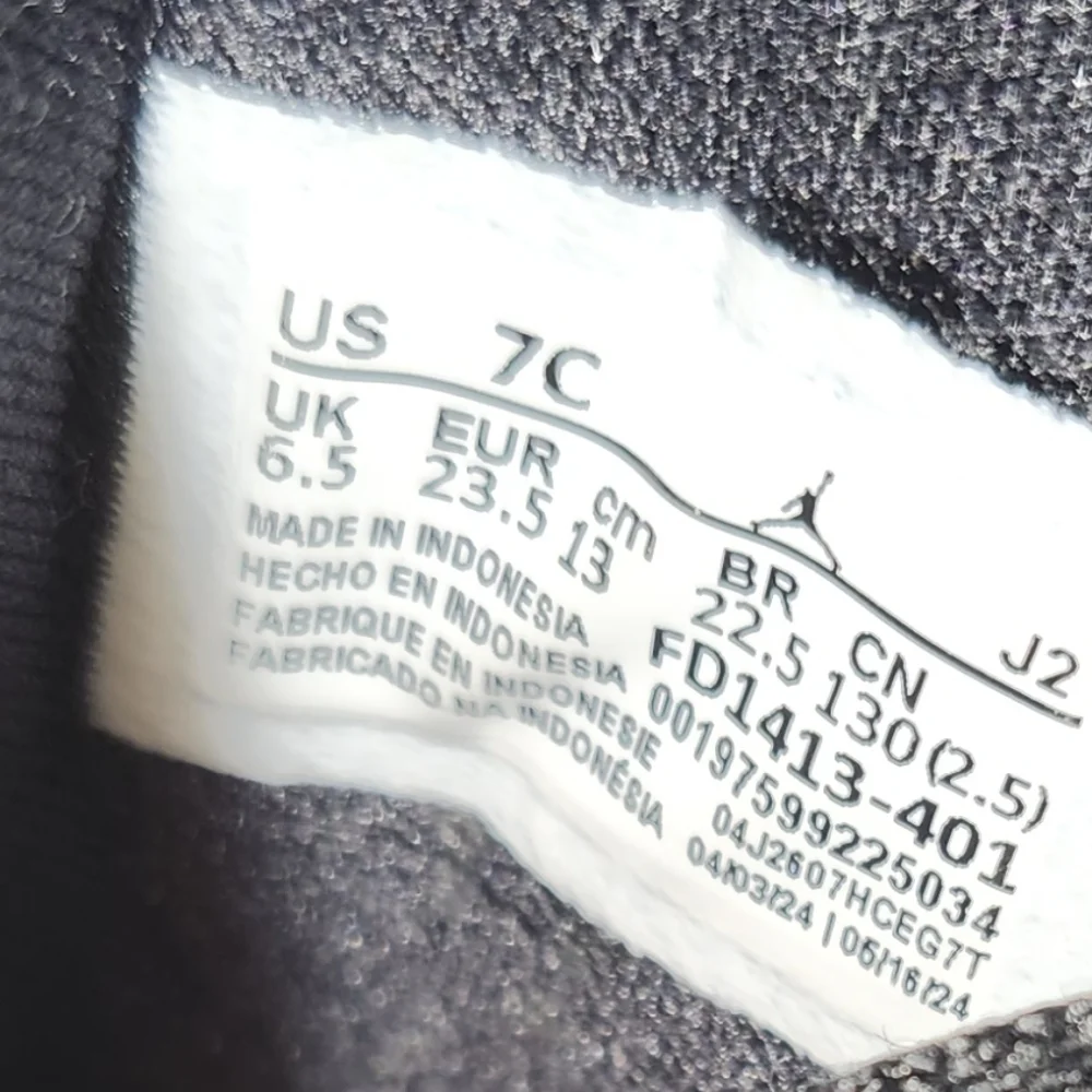 Toddlers Baby Nike Air Jordan 1 Retro High OG (TD) NAVY/WHITE (FD1413 401) - Picture 8 of 8